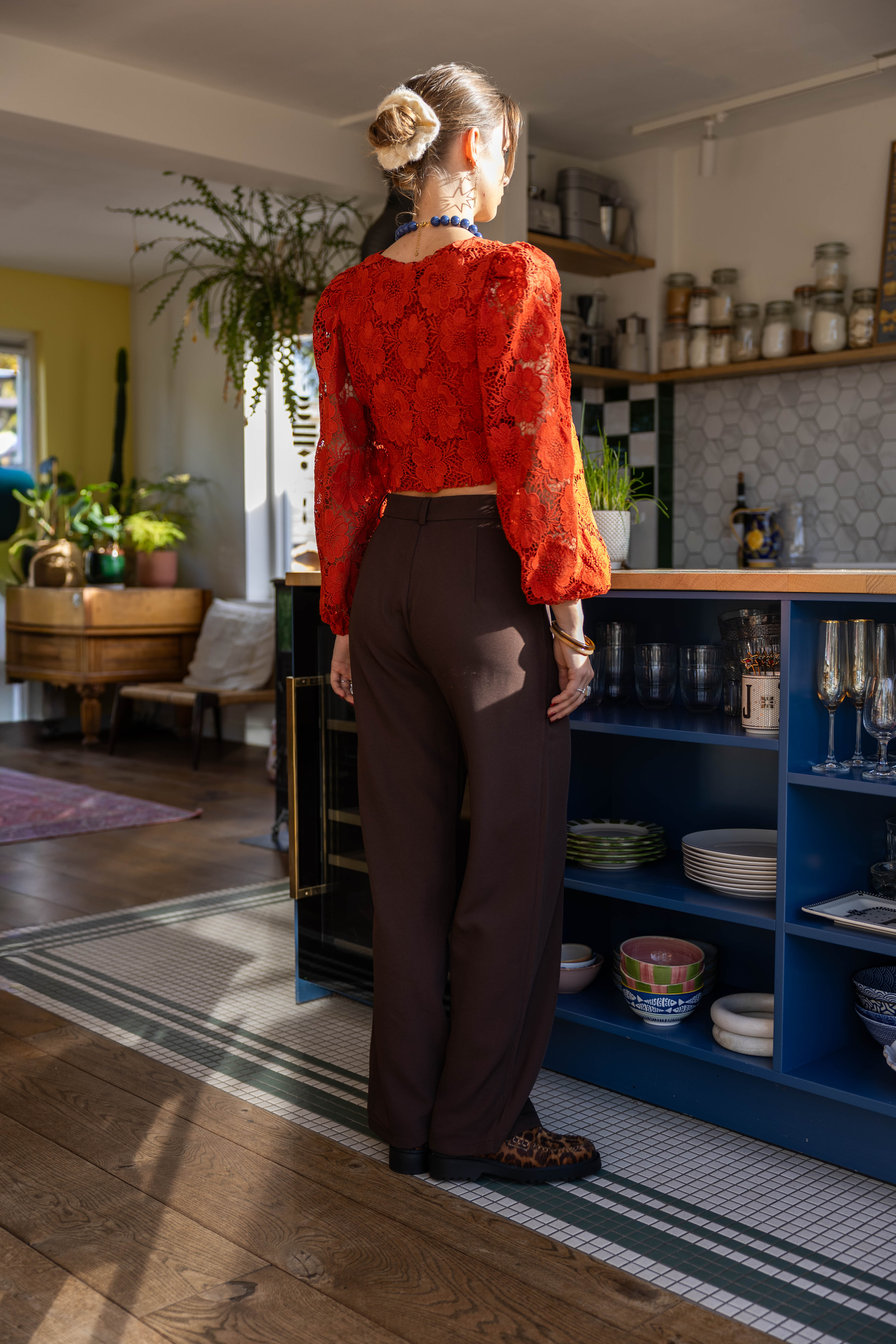 Pantalon Laudine Choco