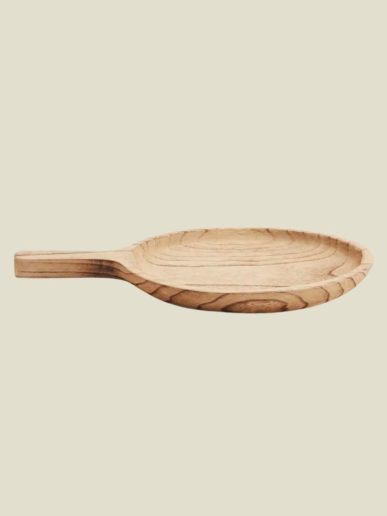 Wooden Tray Paulownia Handle