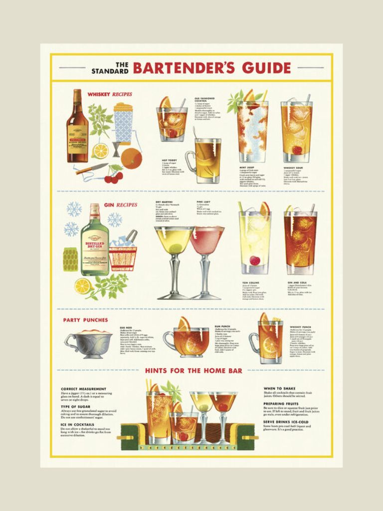Poster Bartender's Guide