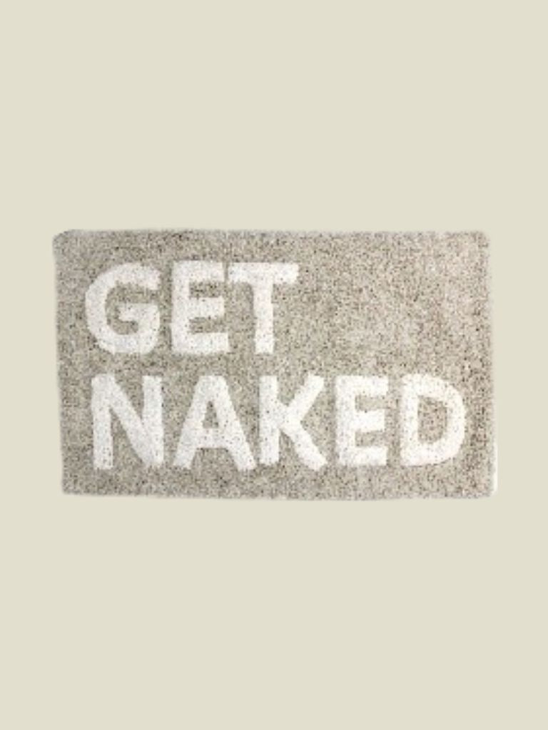 Cotton Bath Mat Get Naked