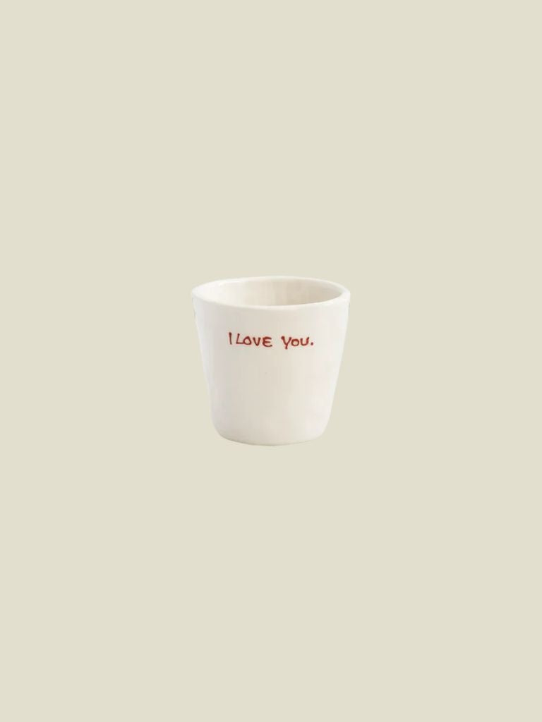 Anna Espresso Cup I Love You