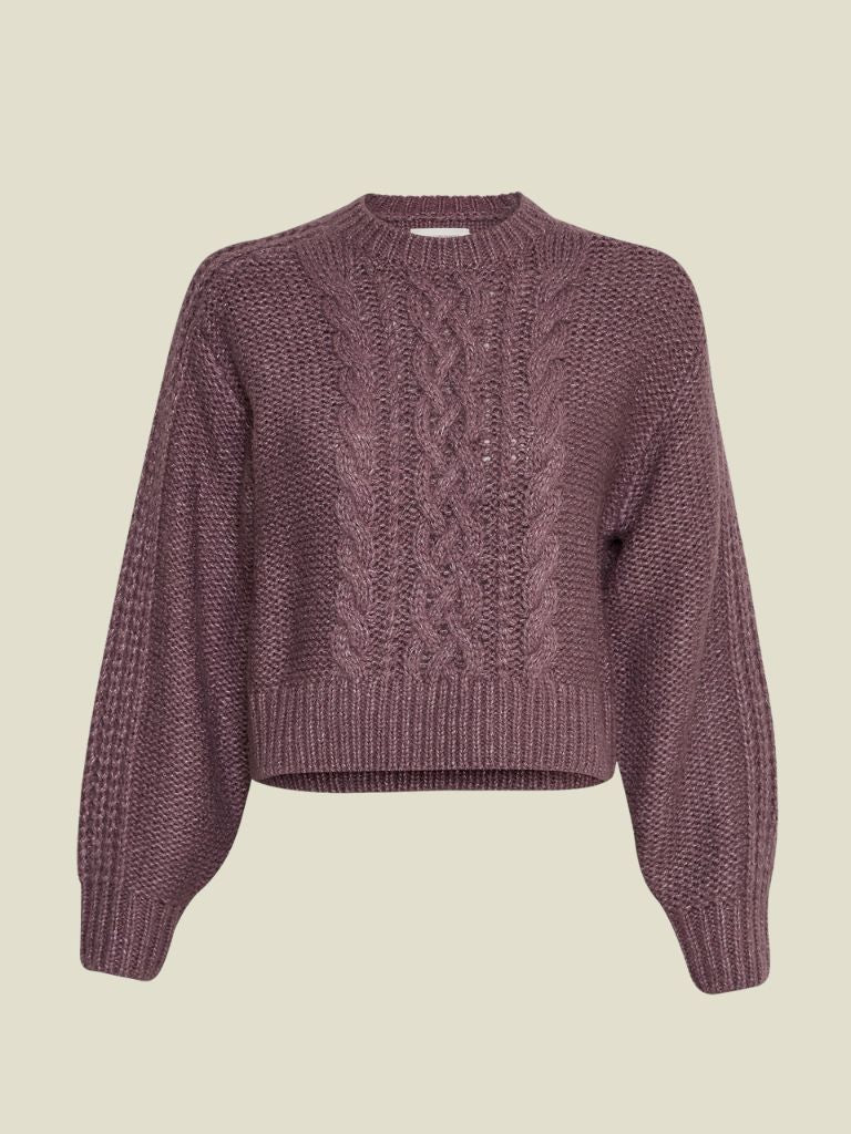 Pullover Diella Heidi Black Plum