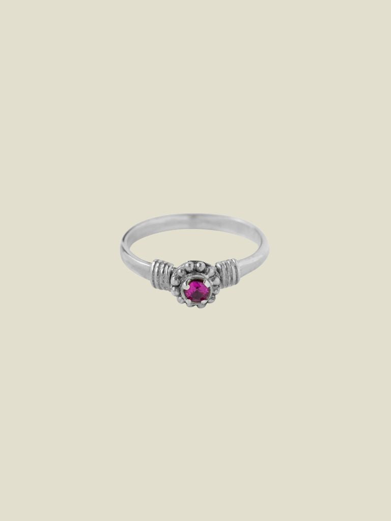 Ring Purple Flower